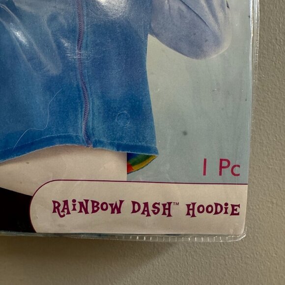 NWT My Little Pony Rainbow Dash Hoodie. Child size Medium 8-10 - Picture 2 of 4